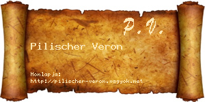 Pilischer Veron névjegykártya